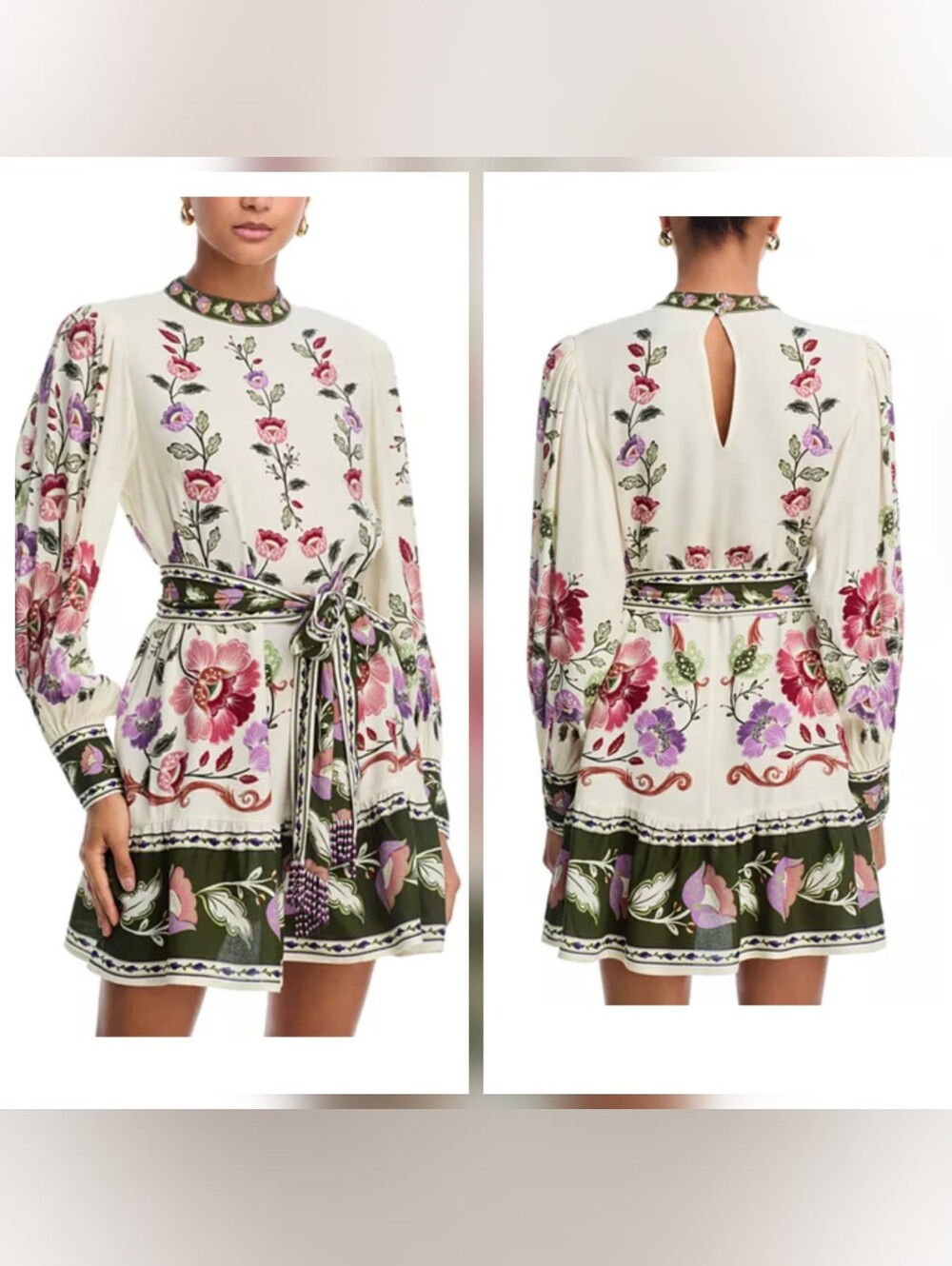 Farm Rio Rococo Minidress - Picture 1 of 6